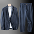 Men’s Elegant Linen Suit – Two-Piece Blazer and Trousers Set - Solorfit