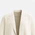 Women’s White Lapel Coat – Classic Long Overcoat for Casual and Formal Wear - Solorfit