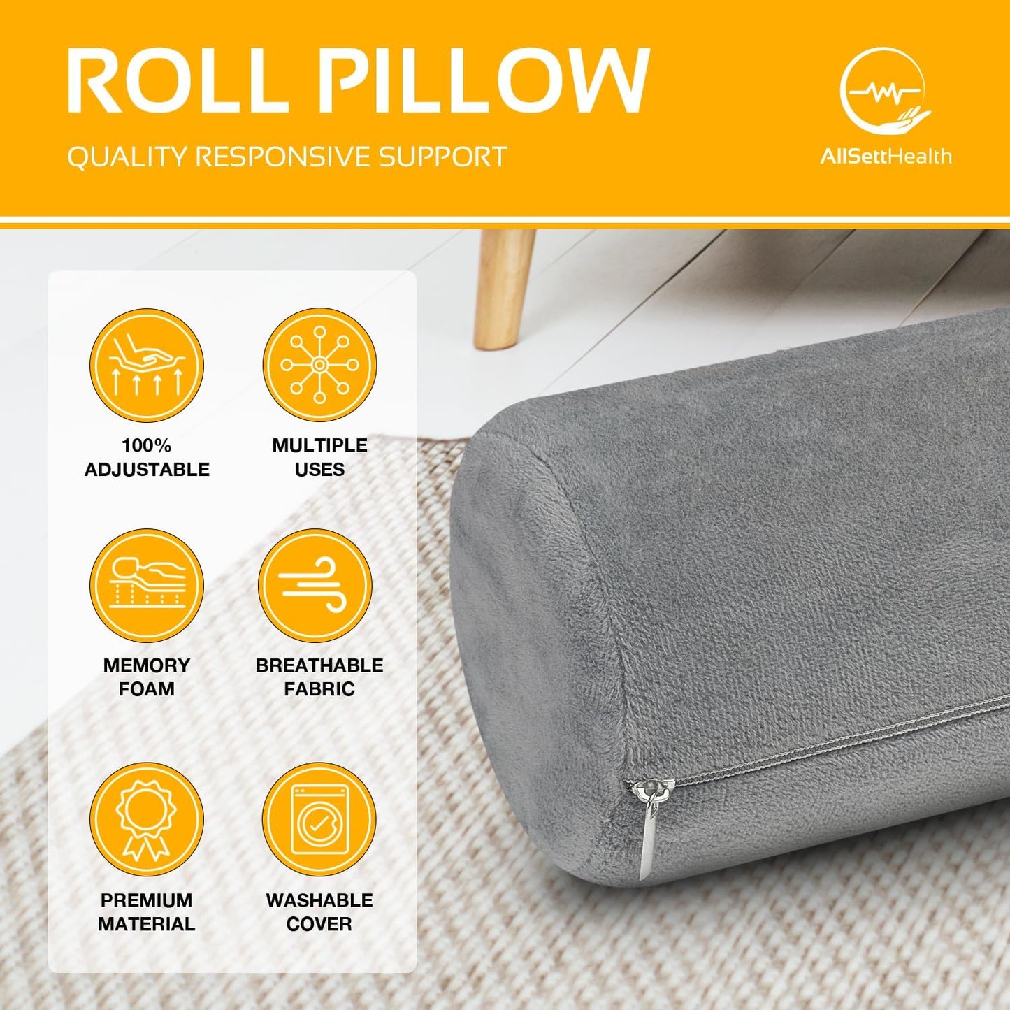 Memory Foam Pillow For Neck Pain Relief- Solorfit