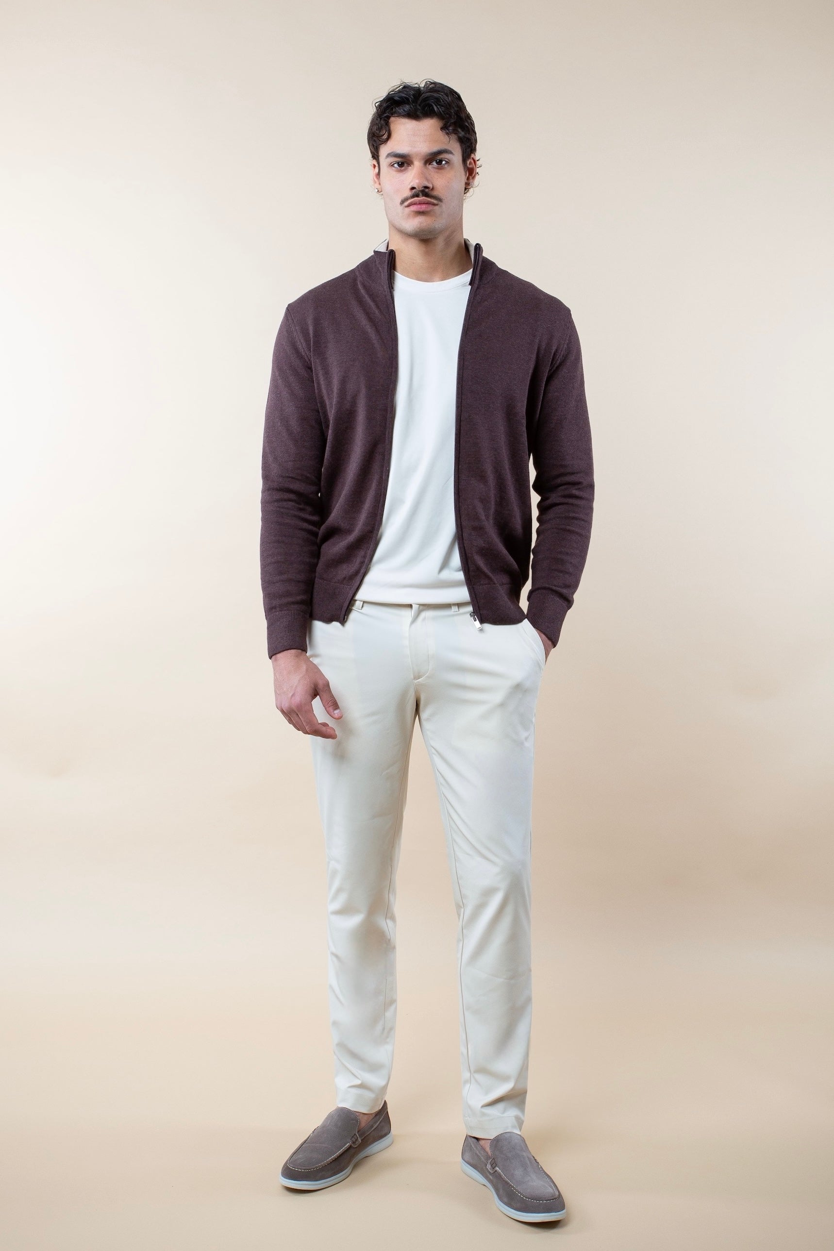 Knitwear Men Signature Luxury Zip Vest - Solorfit