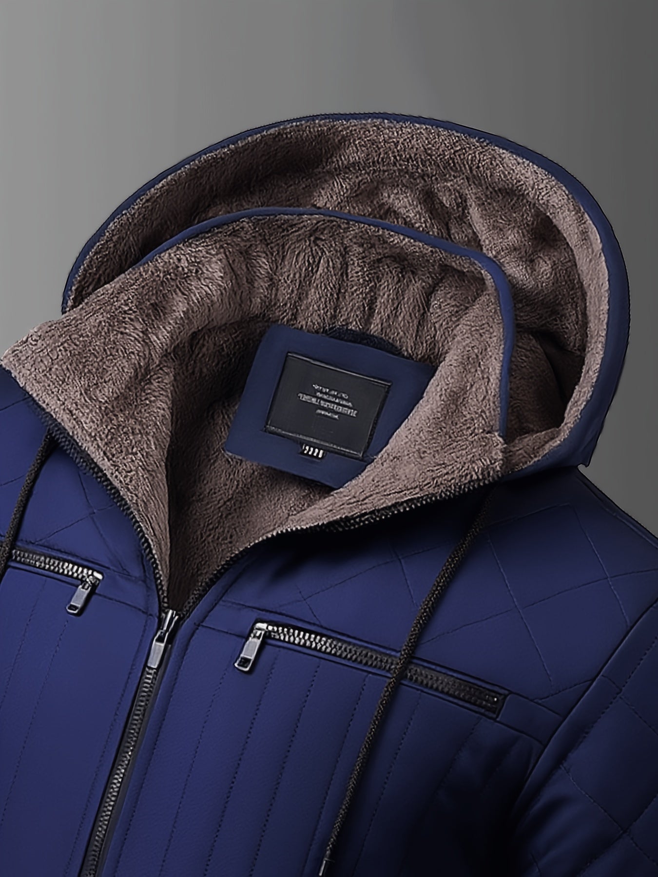 Men’s Heavyweight Winter Jacket – Thermal Insulated Hooded Coat for Cold Weather
