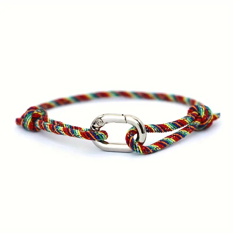 Solorfit | Simple Style 3mm Thin Rope Bracelet – Handmade Sliding Knot Macrame Friendship Bracelet - Solorfit