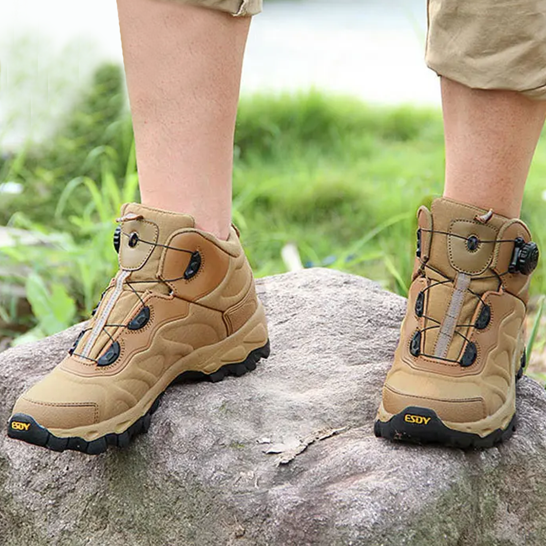 Ortho Hike Orthopedic Hiking Shoes – Outdoor Walking Shoes with Innovative Twist Closure