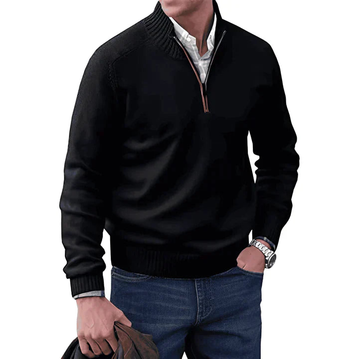 Men's Quarter Zip Jumper - Solorfit