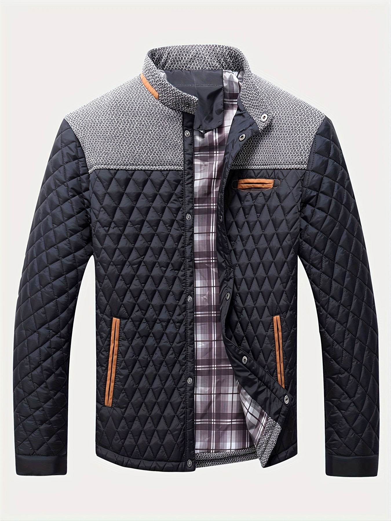 Men’s Lightweight Quilted Jacket – Warm Comfort & Modern Casual Style