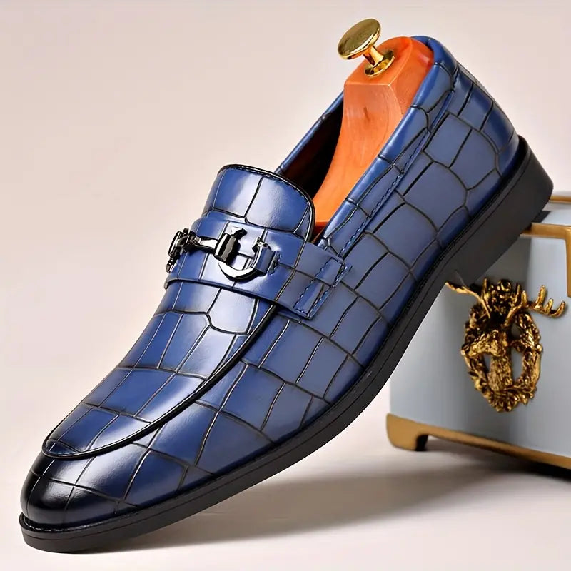 Solorfit | Men’s Vintage Penny Loafers – Slip-On Walking Shoes with Adjustable Strap - Solorfit