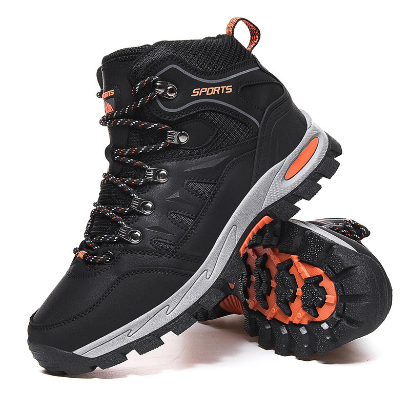Men’s Mid Height Steel Toe Waterproof Work Boots – Durable Safety Footwear