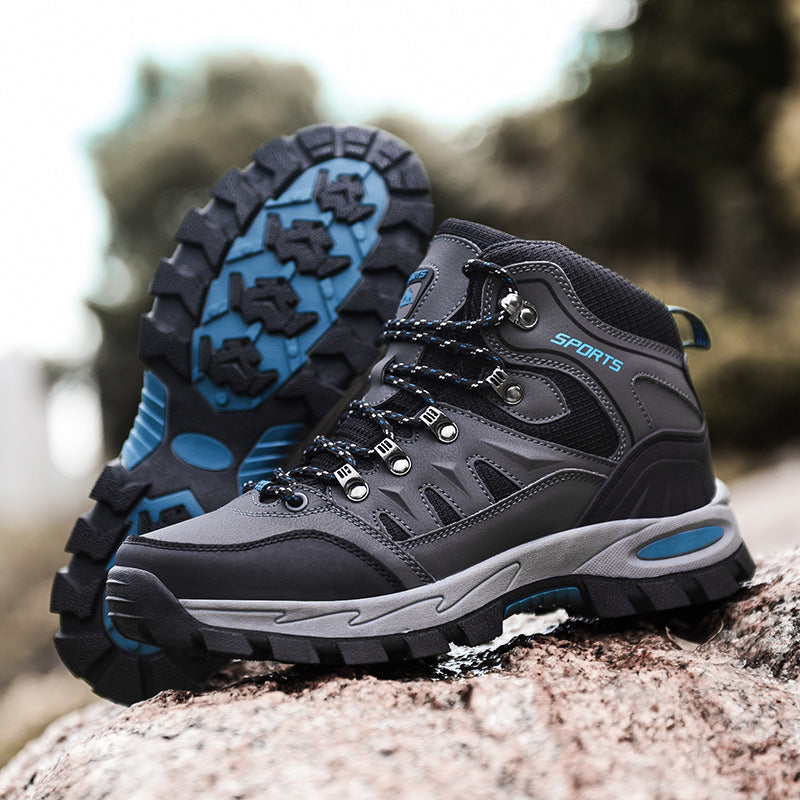 Men’s Mid Height Steel Toe Waterproof Work Boots – Durable Safety Footwear