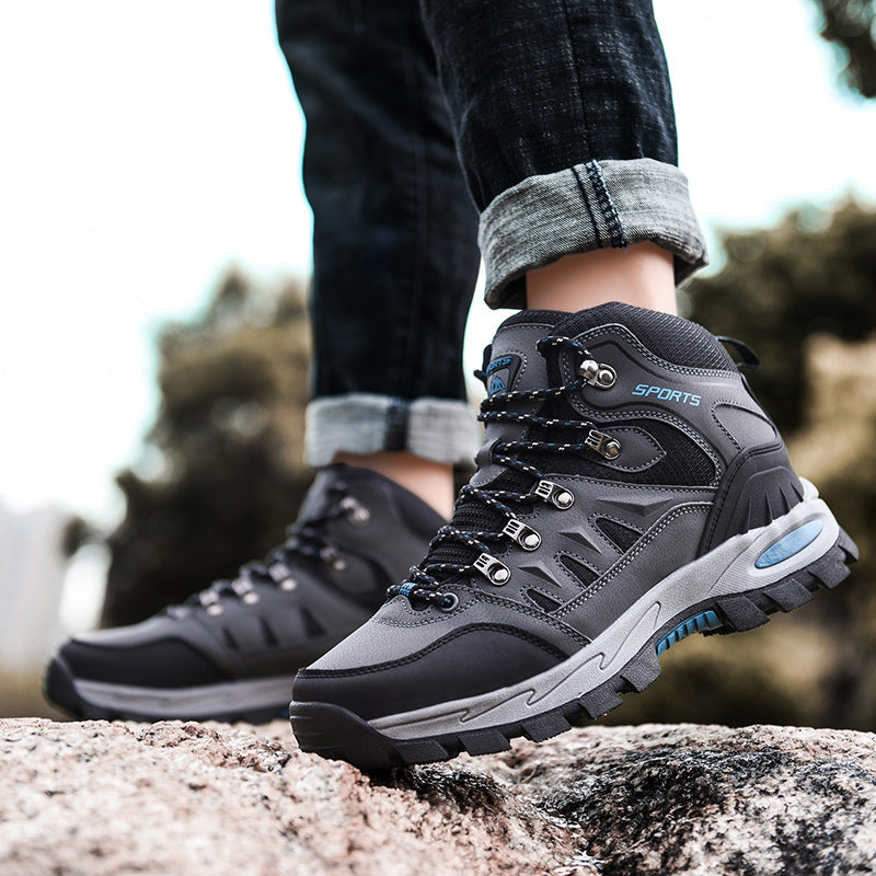 Men’s Mid Height Steel Toe Waterproof Work Boots – Durable Safety Footwear
