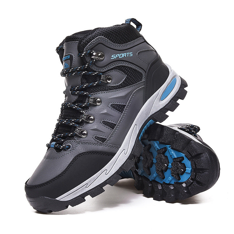 Men’s Mid Height Steel Toe Waterproof Work Boots – Durable Safety Footwear