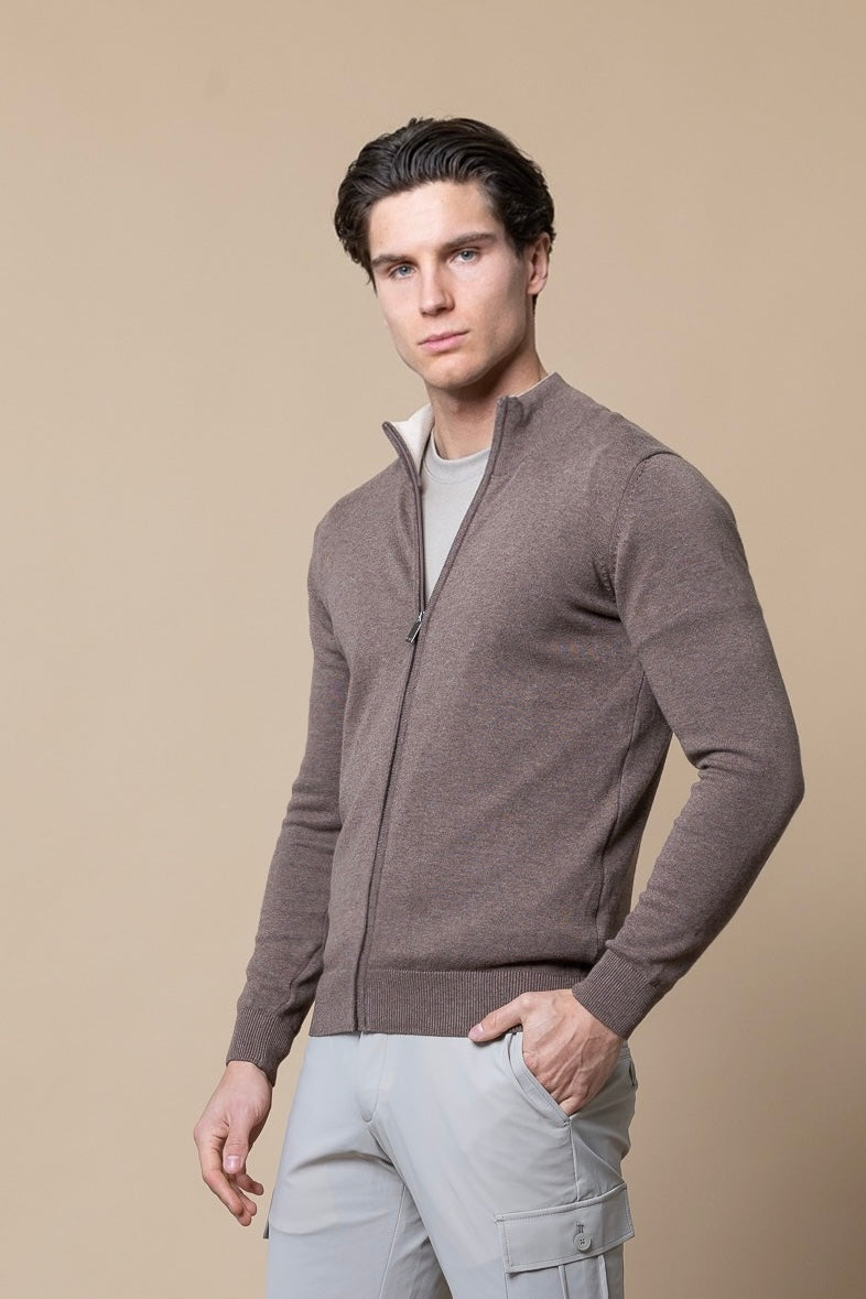 Knitwear Men Signature Luxury Zip Vest - Solorfit