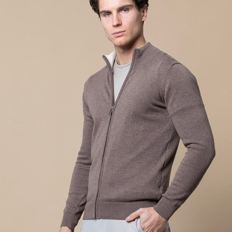 Knitwear Men Signature Luxury Zip Vest - Solorfit