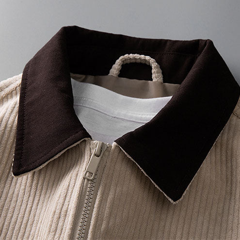 Salvador Corduroy Men Zip Jacket