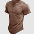 Boss Henley Short Sleeve Shirt Elegant - Solorfit