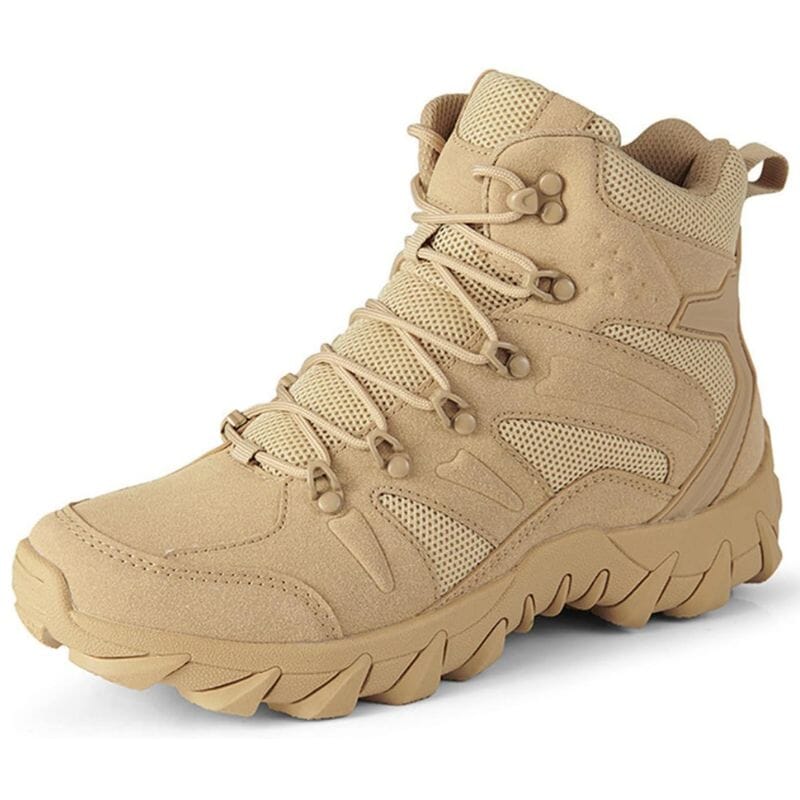 Lorennzi | Men’s Tactical Boots – Durable Lace-Up Outdoor Combat Style Footwear