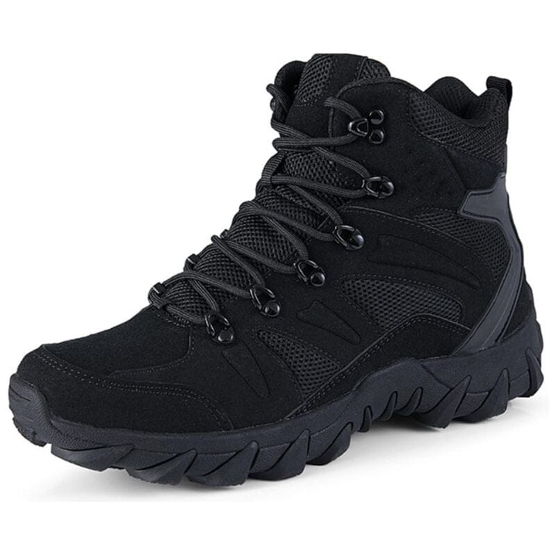 Lorennzi | Men’s Tactical Boots – Durable Lace-Up Outdoor Combat Style Footwear