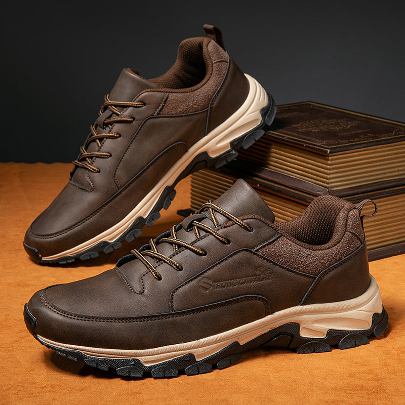 Men's Orthopedic Leather Sneakers - Solorfit