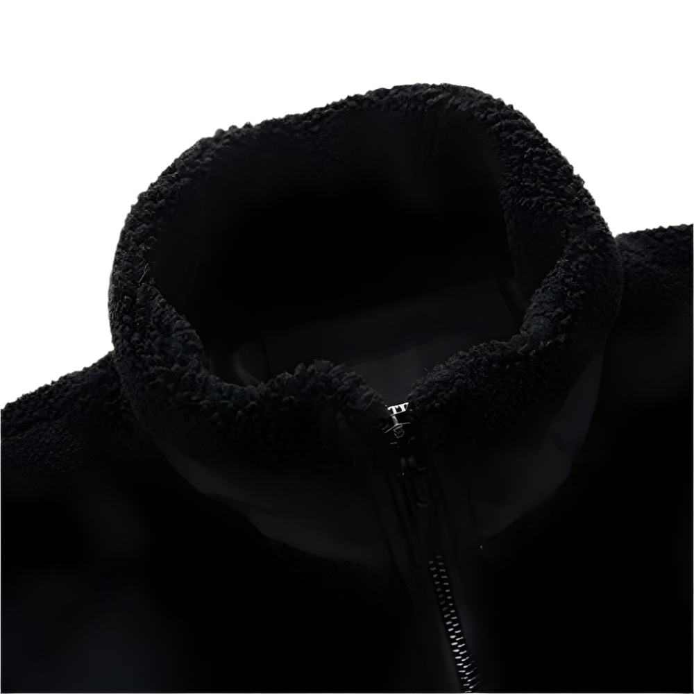 Men’s Outdoor Fleece Jacket – Zip-Up with Reinforced Details