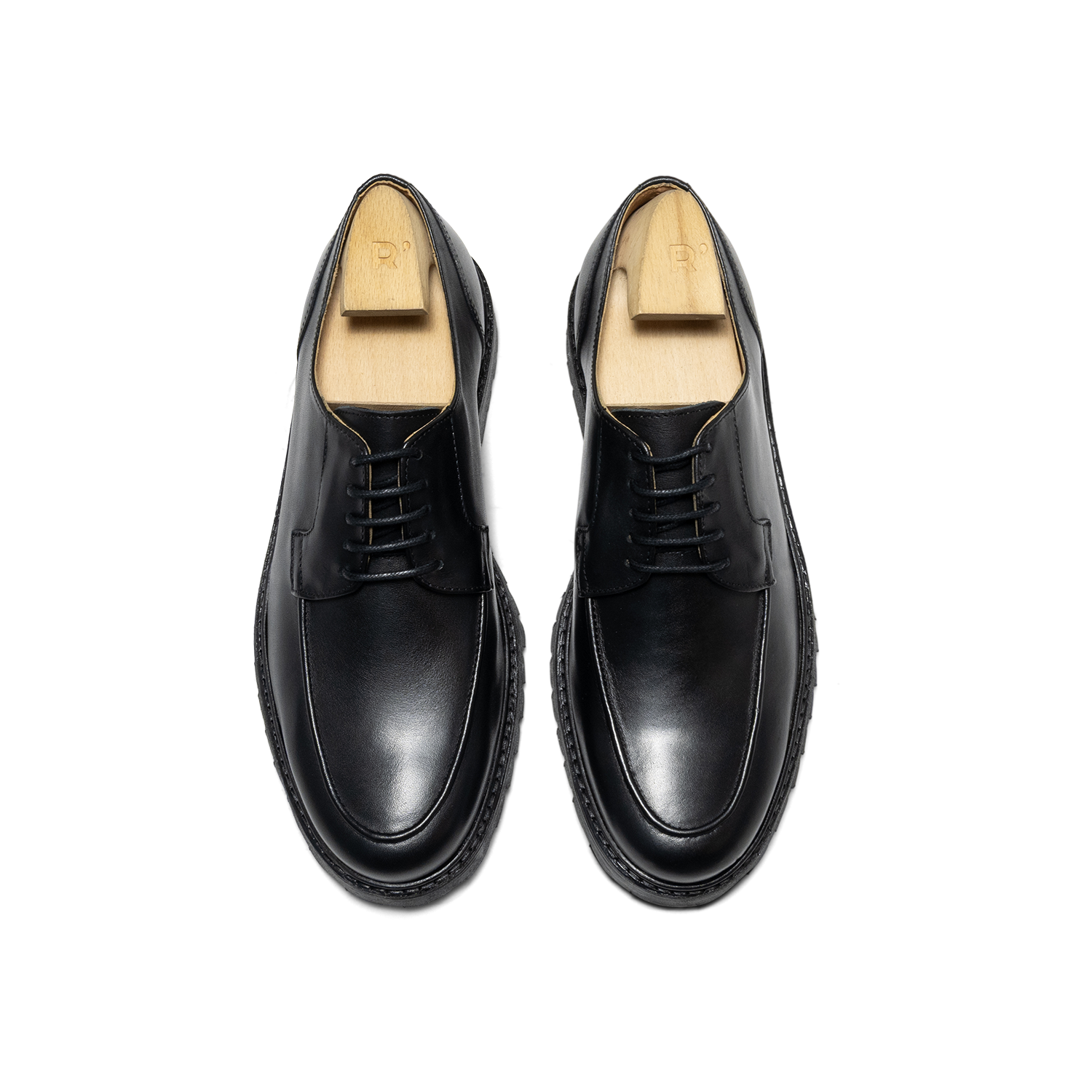 Black Classic Italian Dress Sneakers – Men’s Leather Low Top Shoes