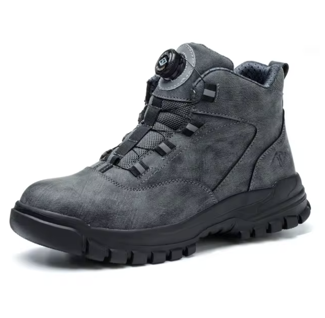 Veiligheidsschoenen voor heren | Anti-smash werkschoenen | Herfst- en winterbescherming | Ernestoz - Solorfit
