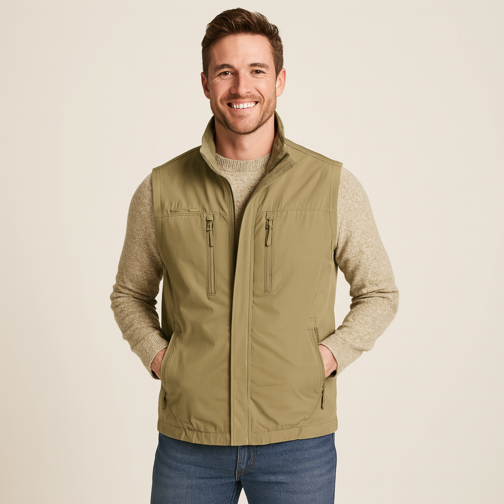 Altivaro Men’s Outdoor Vest with Multiple Pockets
