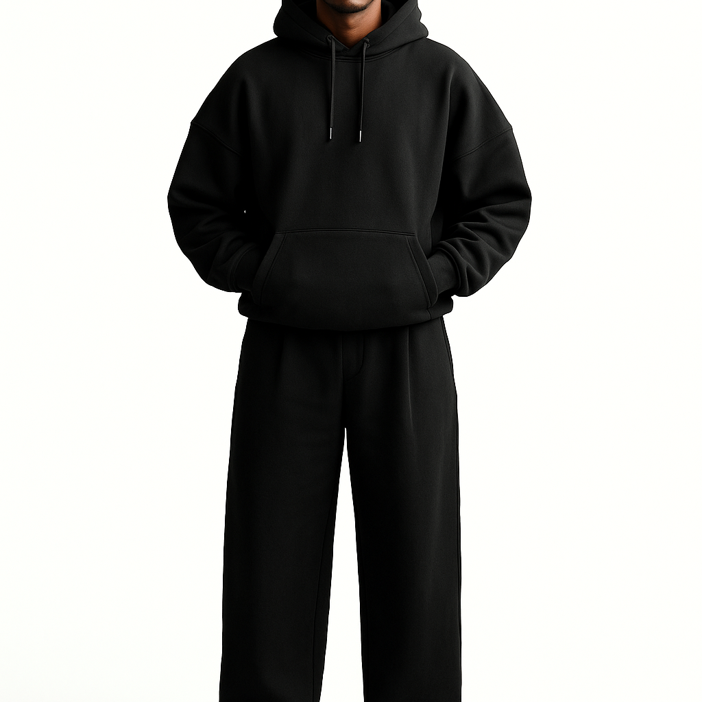 Two Piece Tracksuit Long Pants Basic