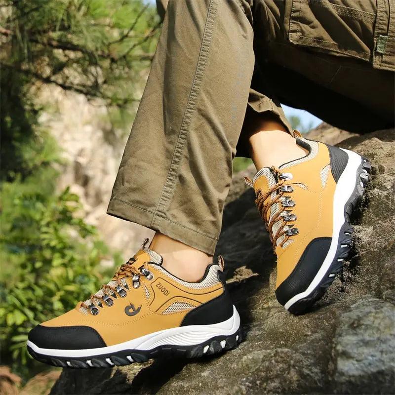 Men’s Orthopedic Hiking Shoes – Comfortable Supportive Trekking Footwear for Outdoors