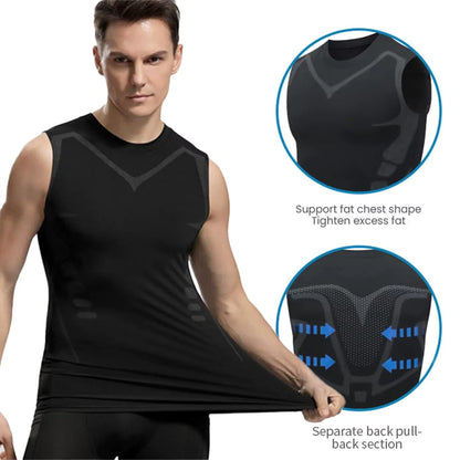 Compression Sleeveless Vest for Shaping & Posture