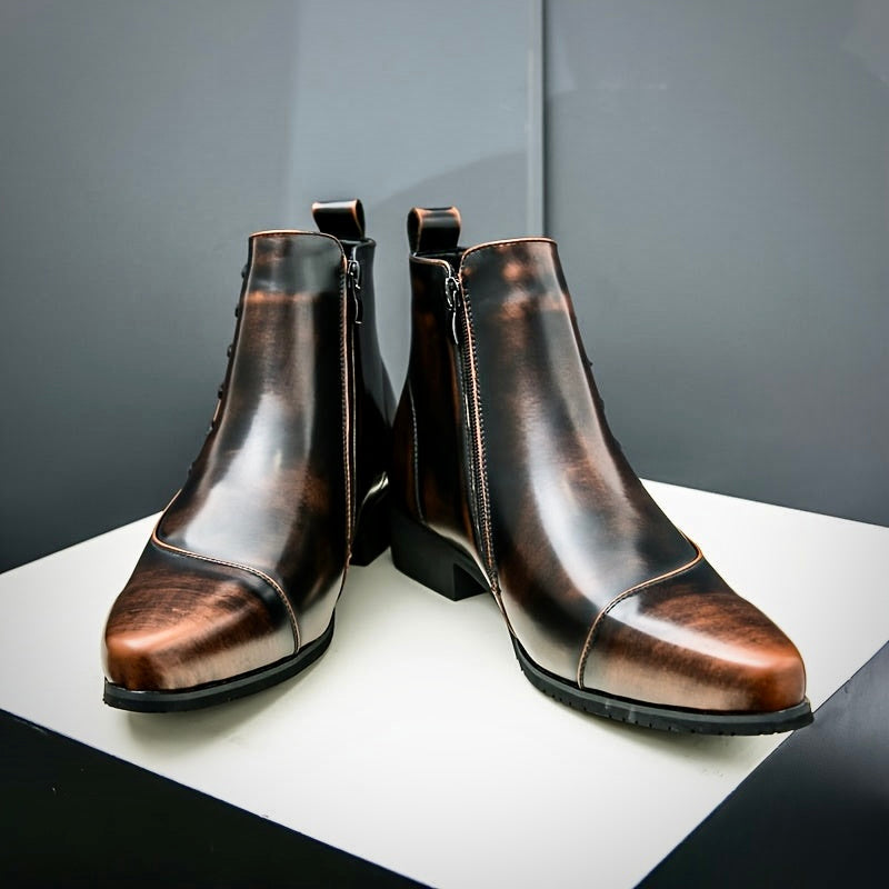 Samuel Thatcher Leather Dress Boots – Classic Men’s Formal Footwear