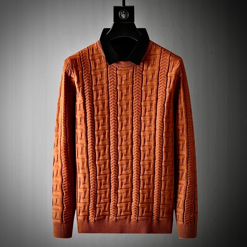 Salvador Conti Polo Sweater – Men’s Classic Knitwear