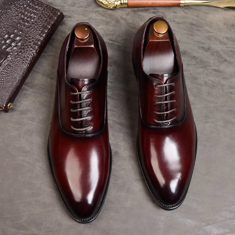 Orthopedic Leather Oxford Dress Shoes – Timeless Style & All-Day Comfort