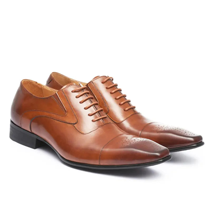Men’s Luxury Leather Fashion Shoes – Elegant Formal and Casual Dress Footwear
