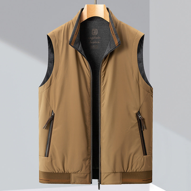 Reversible Vest – Lightweight Two-Sided Casual Bodywarmer with Pockets