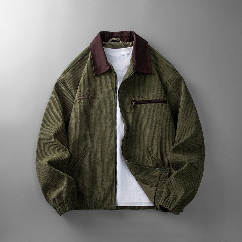 Salvador Corduroy Men Zip Jacket