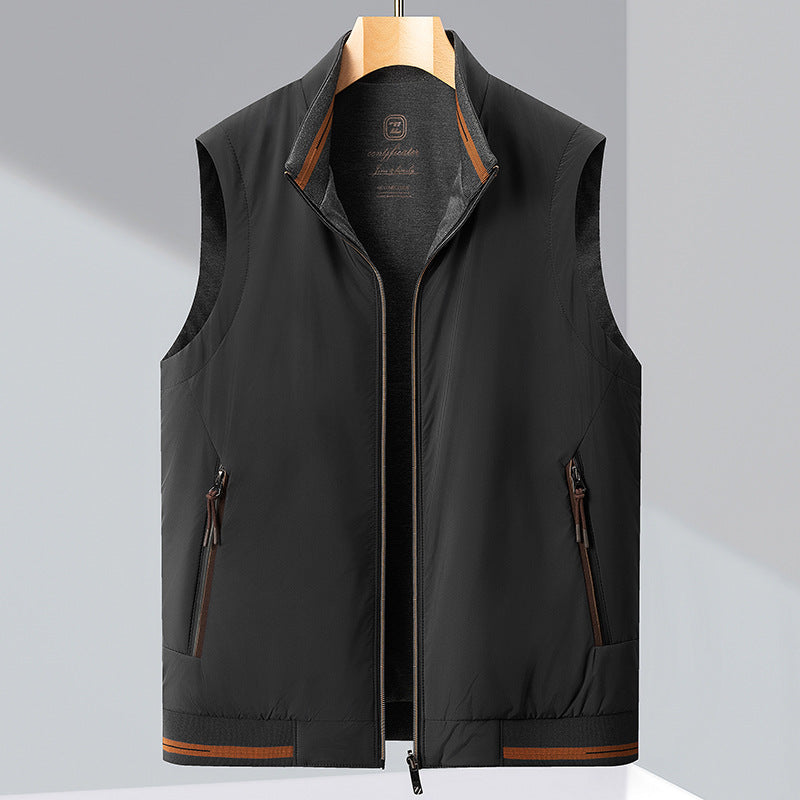 Reversible Vest – Lightweight Two-Sided Casual Bodywarmer with Pockets