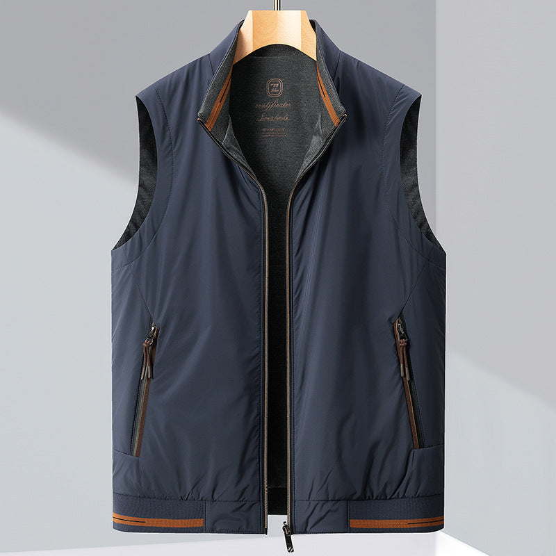 Reversible Vest – Lightweight Two-Sided Casual Bodywarmer with Pockets