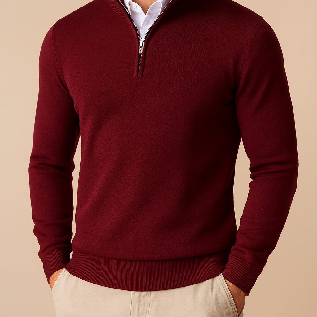 Ewan – Men’s Quarter Zip Up Sweater