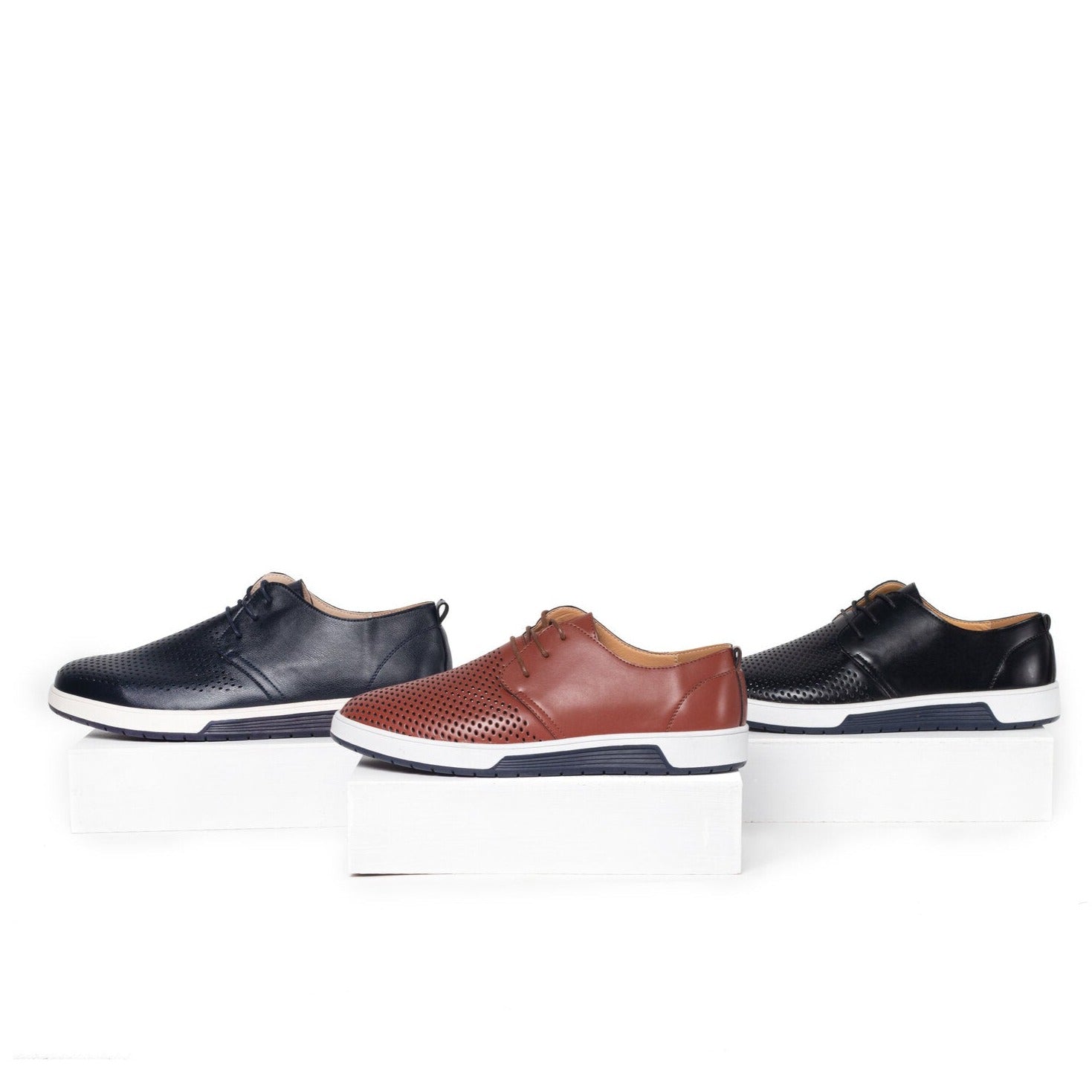 Respirer Orthopedic Leather Shoes For Men - Solorfit