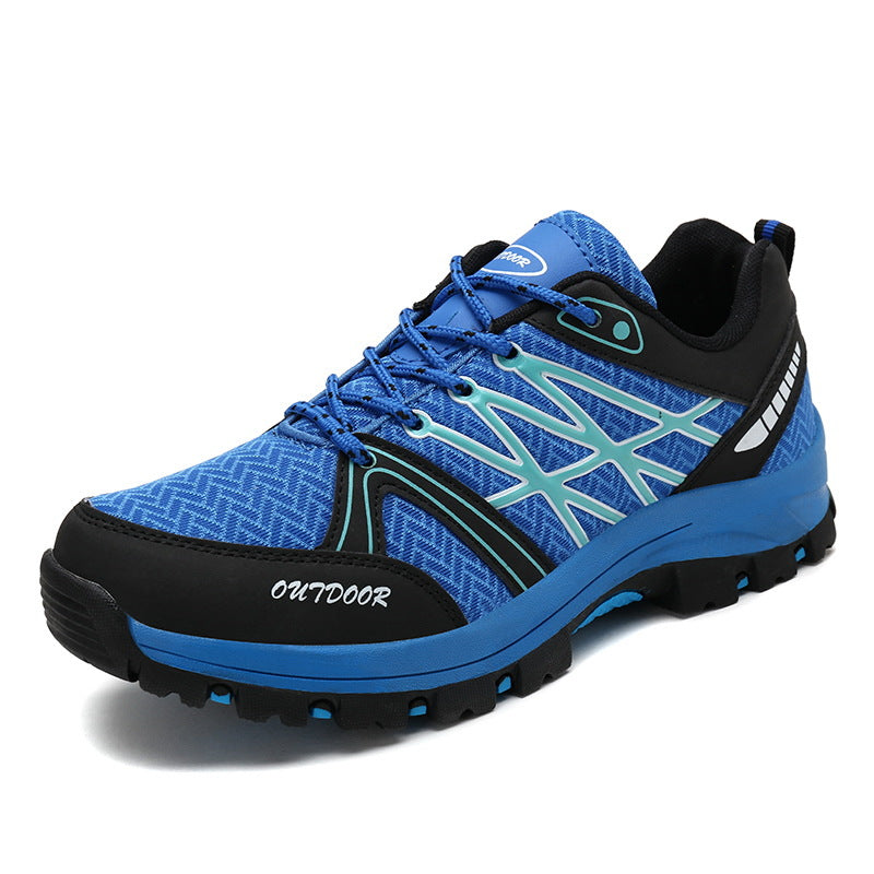 Men’s Low Top Waterproof Hiking Shoes – Durable Outdoor Safety Trekking Footwear
