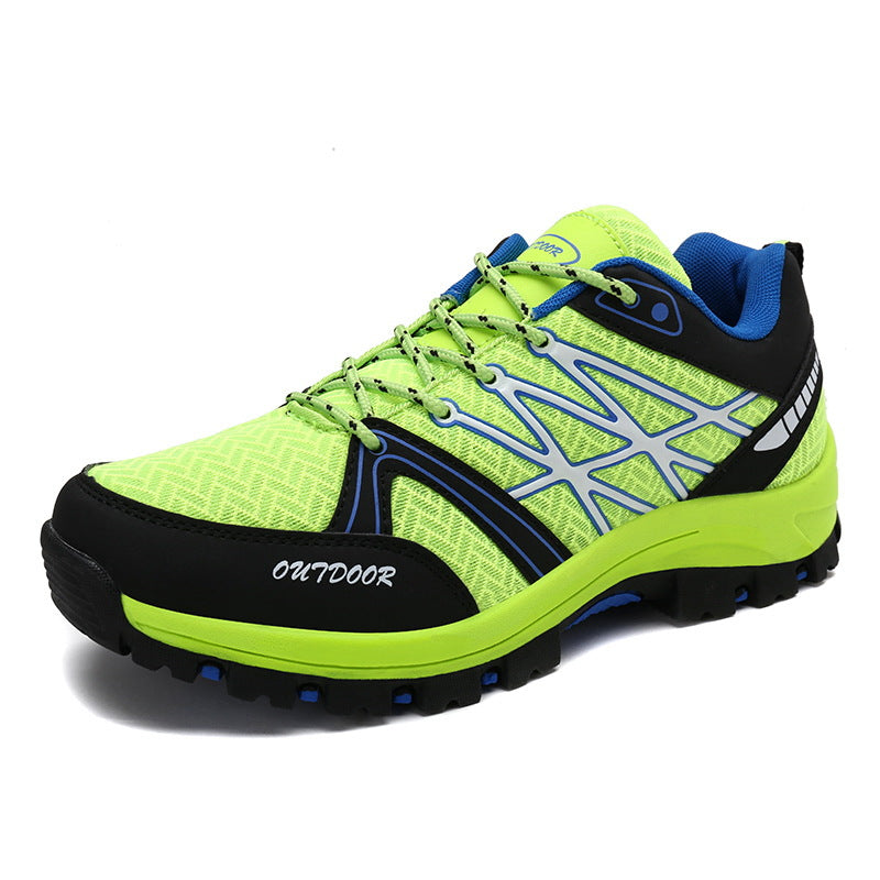 Men’s Low Top Waterproof Hiking Shoes – Durable Outdoor Safety Trekking Footwear