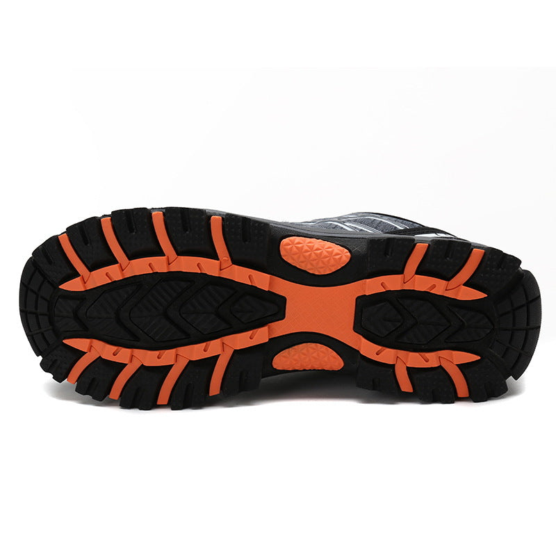 Men’s Low Top Waterproof Hiking Shoes – Durable Outdoor Safety Trekking Footwear