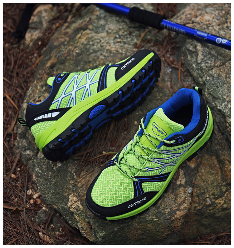 Men’s Low Top Waterproof Hiking Shoes – Durable Outdoor Safety Trekking Footwear