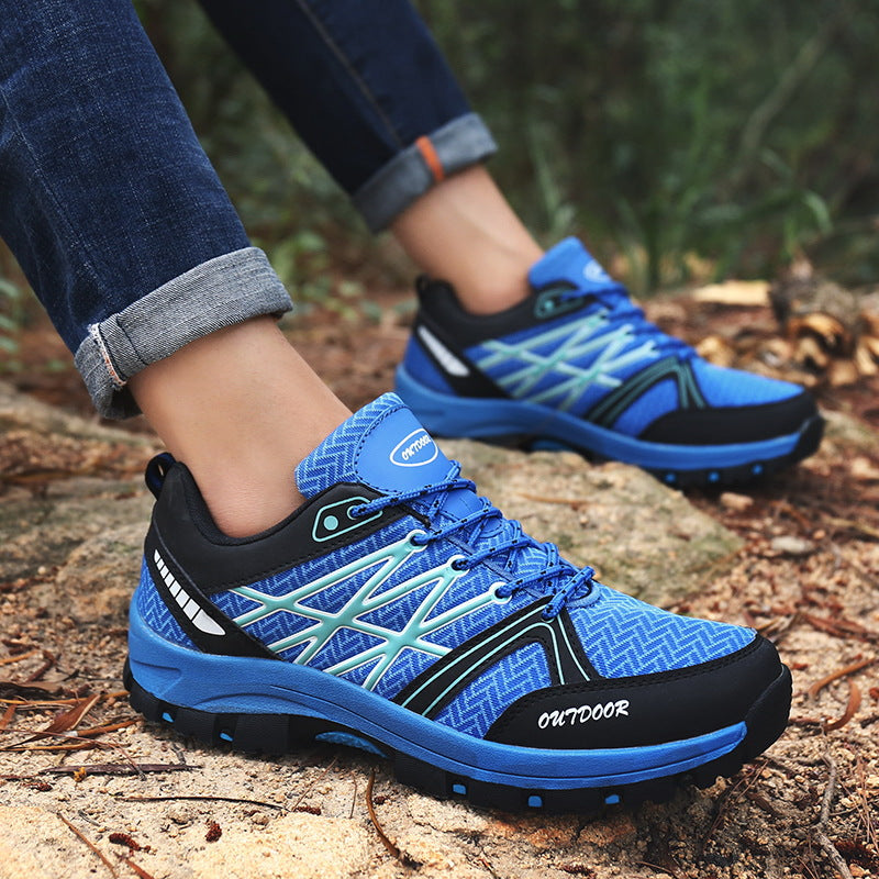 Men’s Low Top Waterproof Hiking Shoes – Durable Outdoor Safety Trekking Footwear