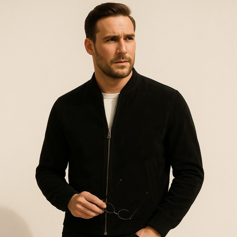 Renoir Men’s Suede Jacket – Old Money Style & Timeless Elegance