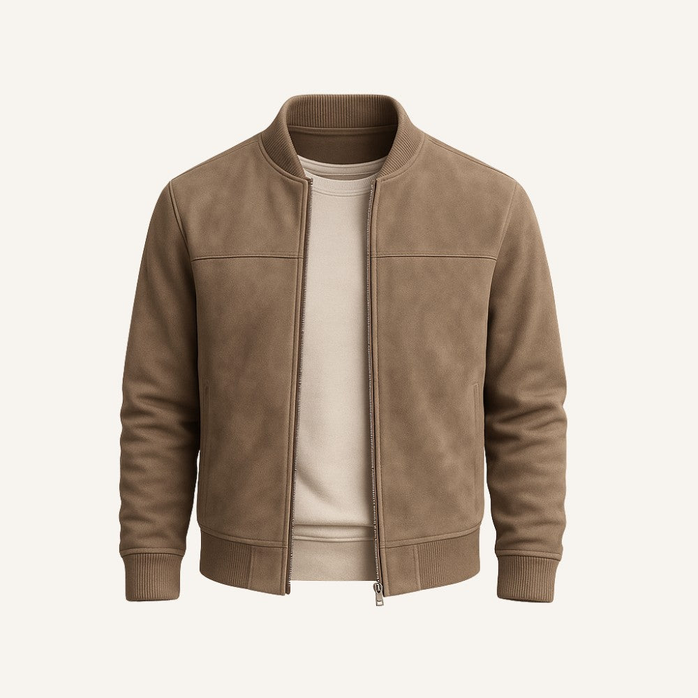 Renoir Men’s Suede Jacket – Old Money Style & Timeless Elegance