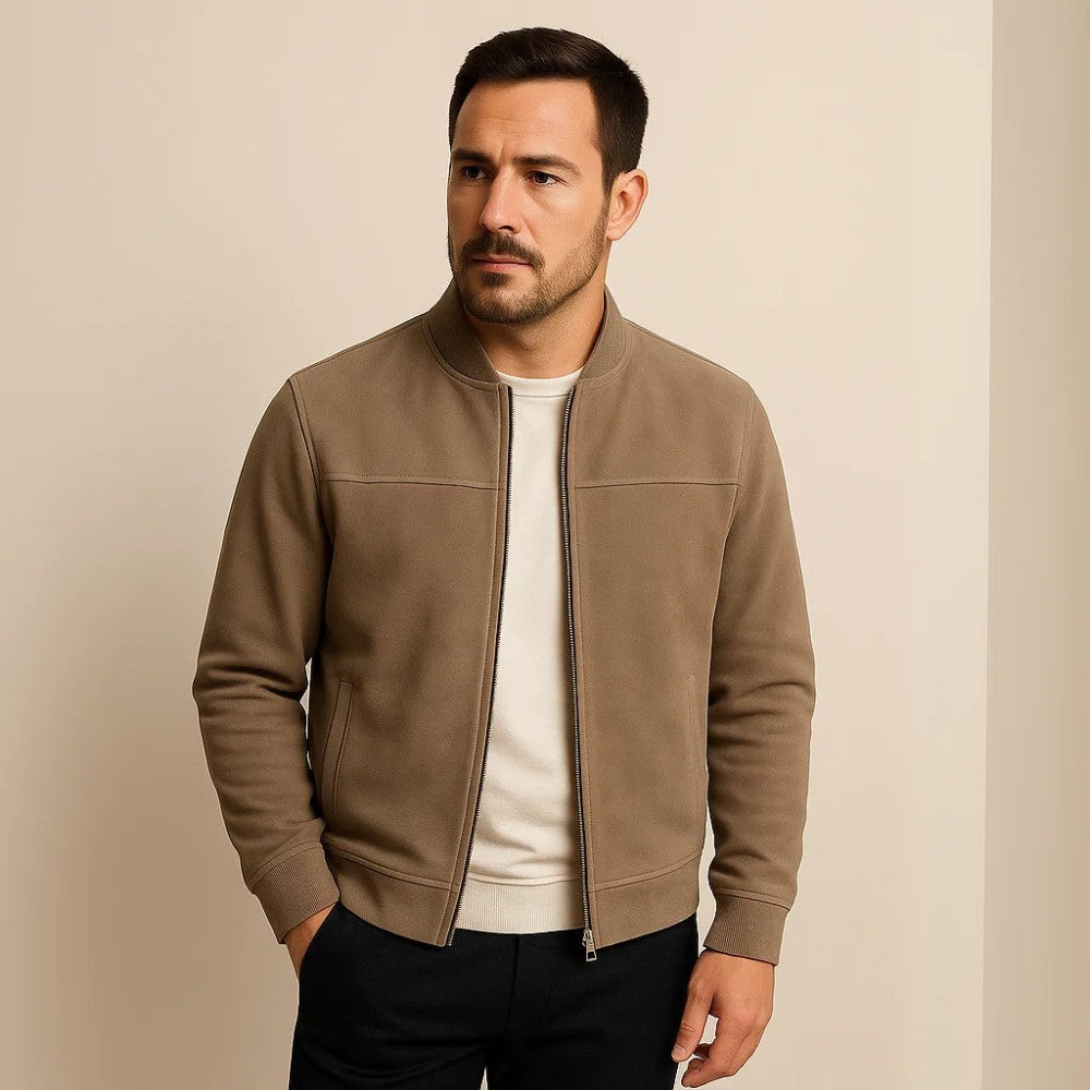 Renoir Men’s Suede Jacket – Old Money Style & Timeless Elegance
