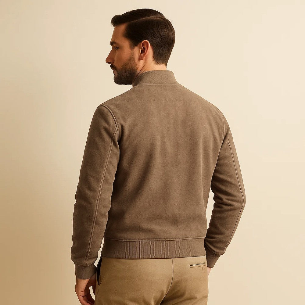 Renoir Men’s Suede Jacket – Old Money Style & Timeless Elegance