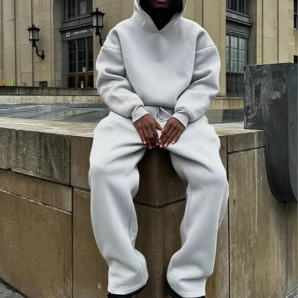 Men’s Streat Tracksuit – Two-Piece Jogging Set with Zip Jacket and Pants - Solorfit