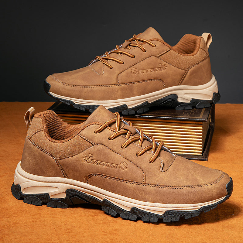 Men's Orthopedic Leather Sneakers - Solorfit