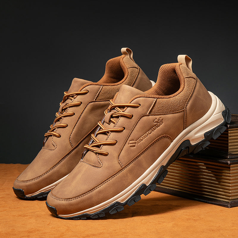 Men's Orthopedic Leather Sneakers - Solorfit